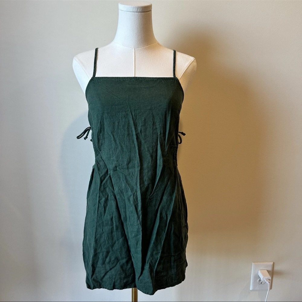 Aerie Forest Green Midi Dress